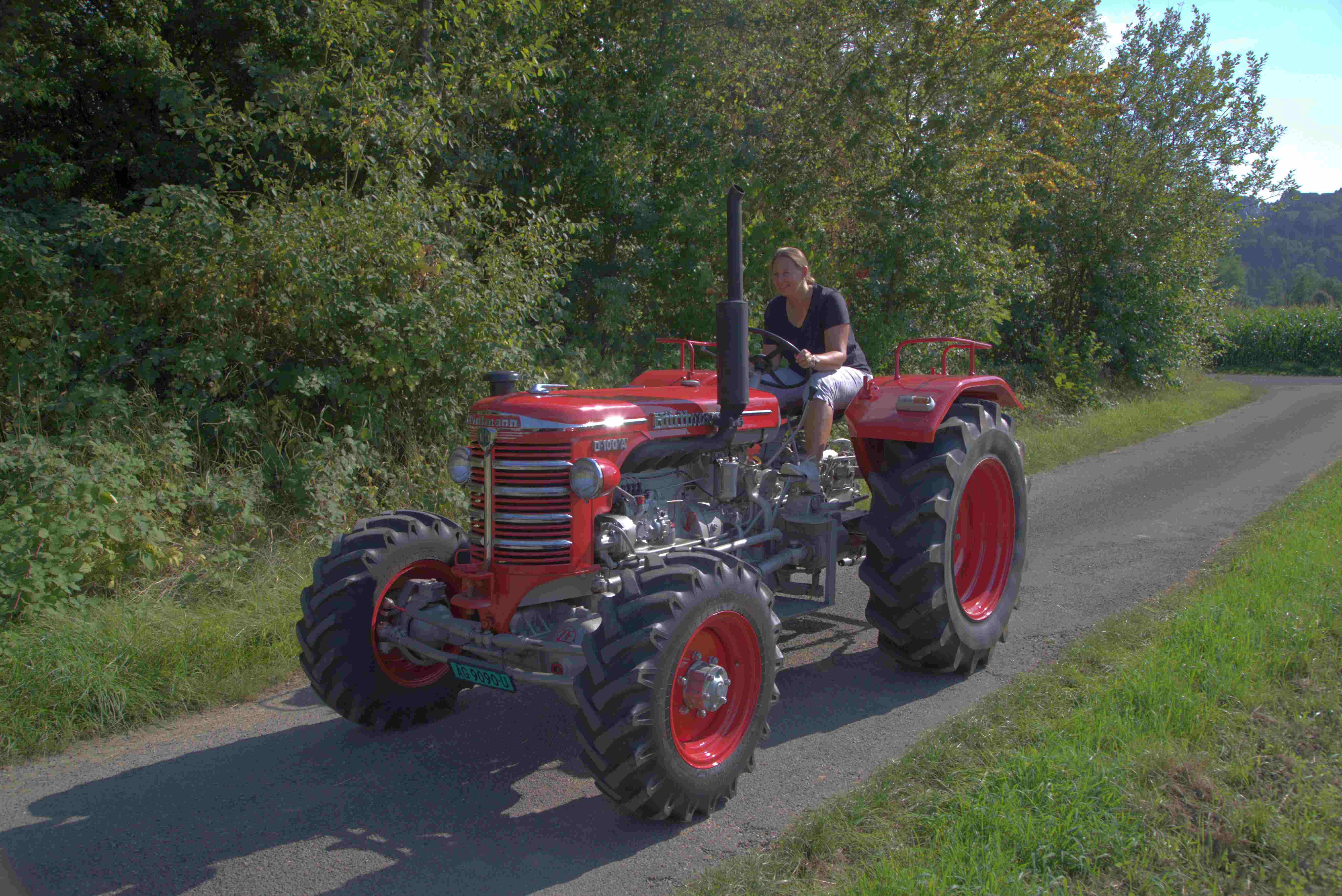 Starten für einen Holztransport