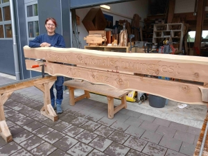 Freihand gefräst von Sybille